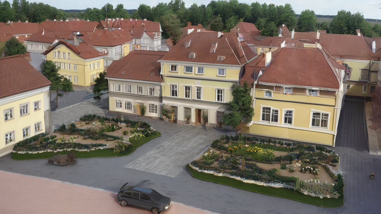 Majestatyczny gryf z ciałem lwa i głową orła, rozpostartymi skrzydłami i ostrymi szponami w górskim otoczeniu