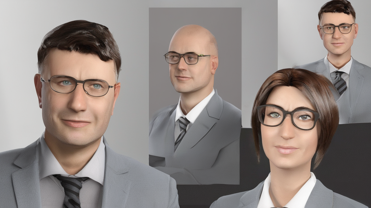 Portret Cirilli z charakterystyczną blizną na twarzy i popielatymi włosami